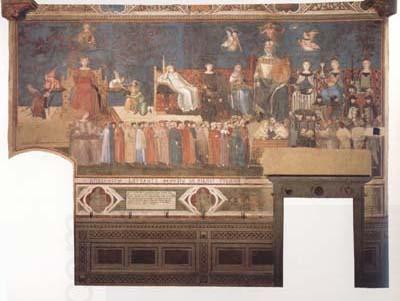Ambrogio Lorenzetti Allegory of Good Governmert (mk08) China oil painting art